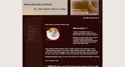 Desktop Screenshot of homebarista.com.au